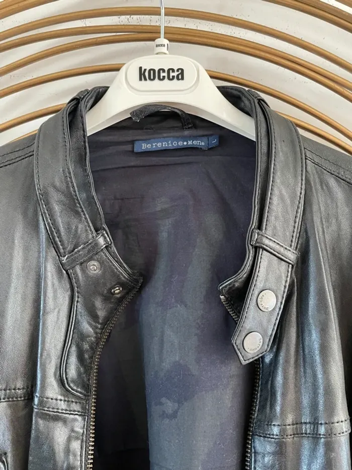 Veste en cuir Berenice TL - photo numéro 4