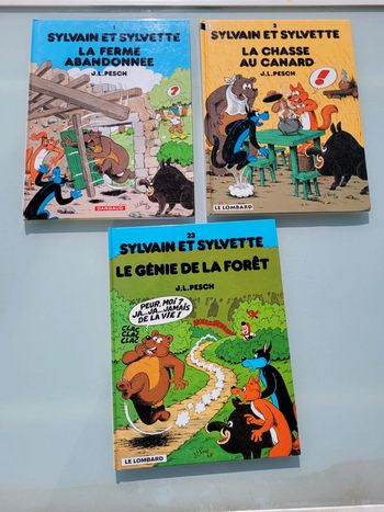 BD Sylvain et Sylvette : 1, 2, 23