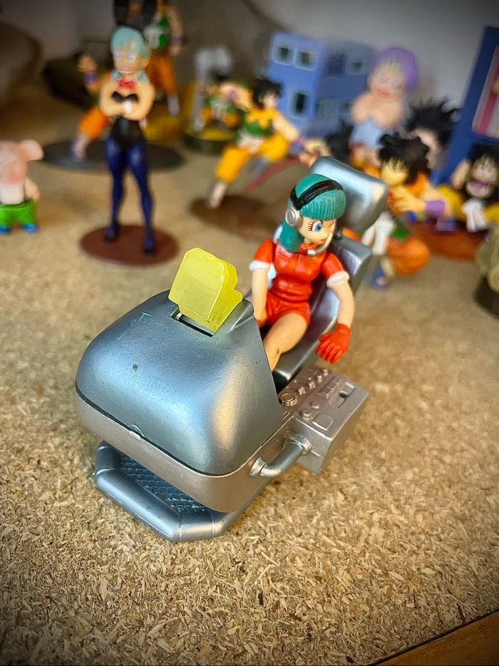 Figurine dragon ball gashapon capsule imagination Bulma - photo numéro 2