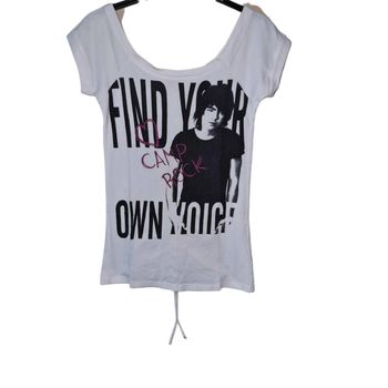 t-shirt Bershka Disney " Camp Rock " femme fille taille M / 38