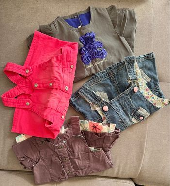 Lot de 4 robes 12 mois
