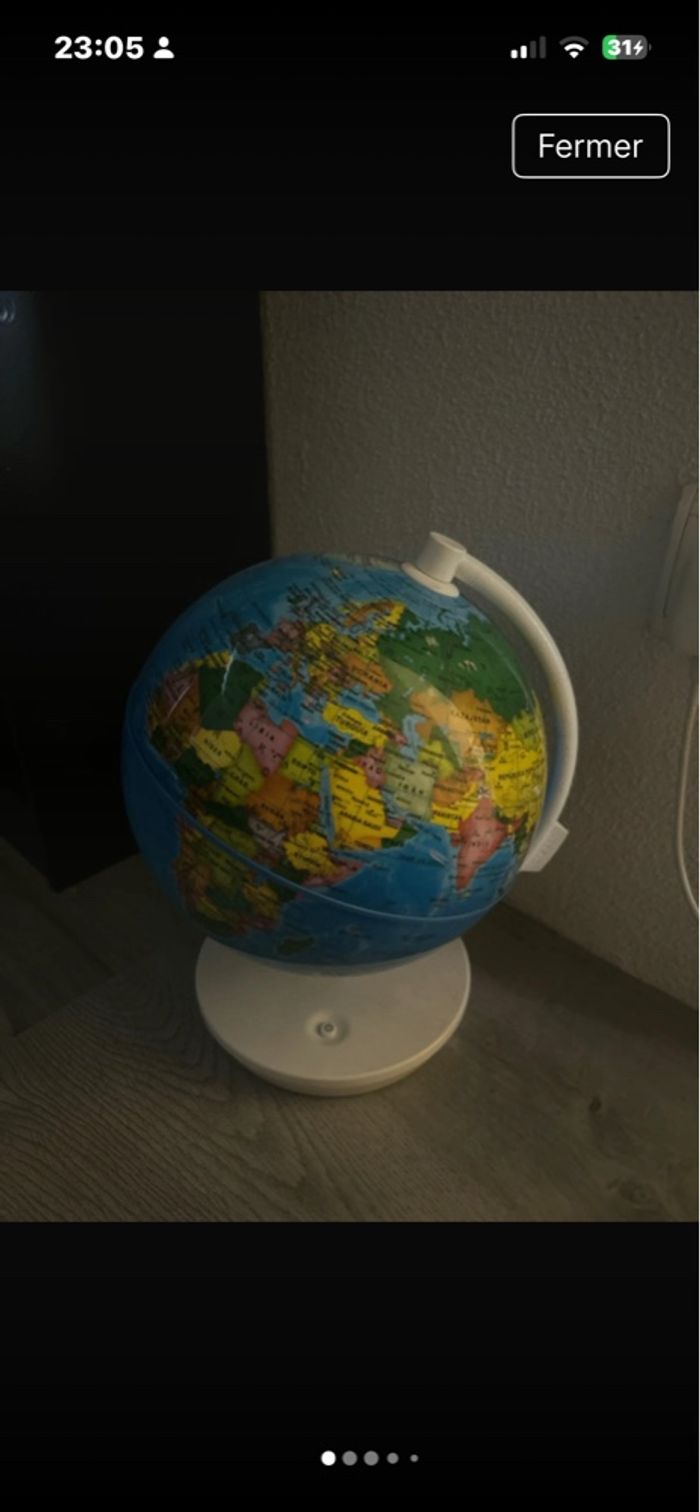 Globe lumineux enfant - photo numéro 4