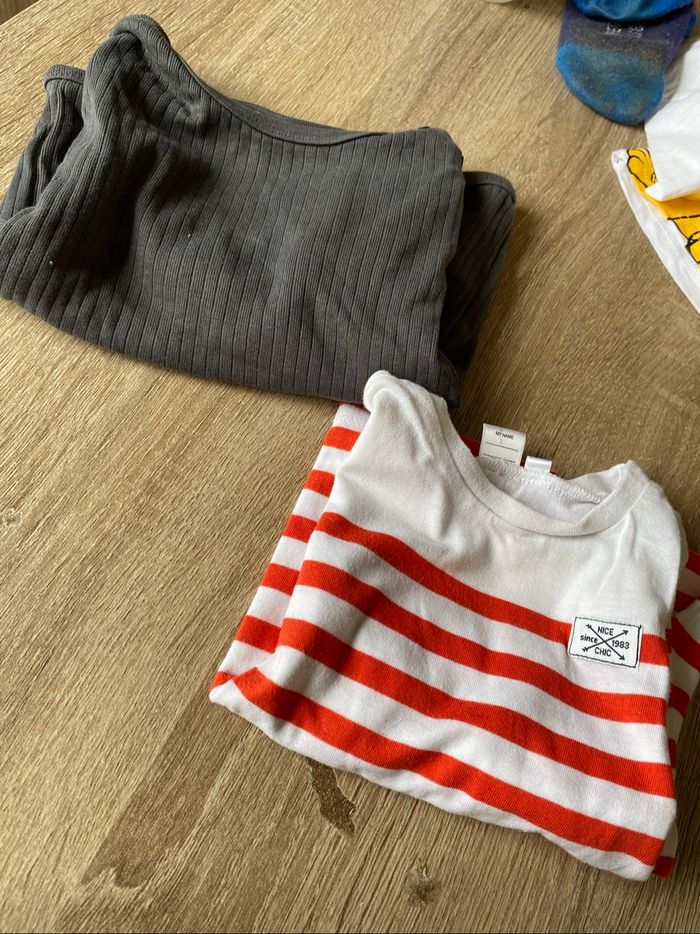 Lot de tee shirt manches longues