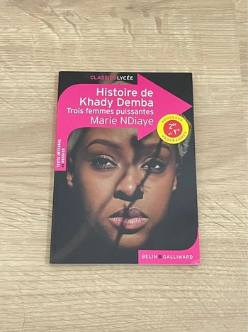 Livre de l’histoire de Khady Demba par Marie Ndiaye