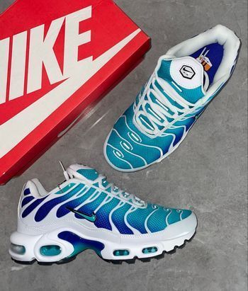 Nike tn blanc bleu aqua 40