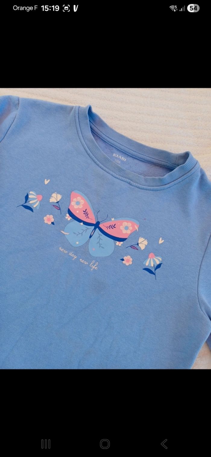 Sweat fille taille 10 ans - photo numéro 2