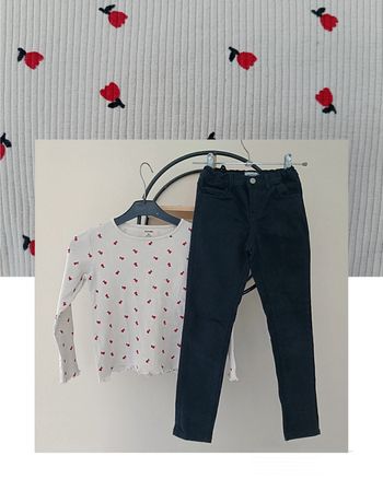 8 Ans ensemble Kiabi teeshirt et pantalon skinny