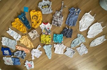 Lot vêtements été 3 mois (30 pièces)