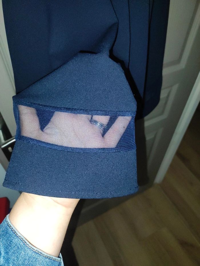 Robe courte bleue marine - photo numéro 3
