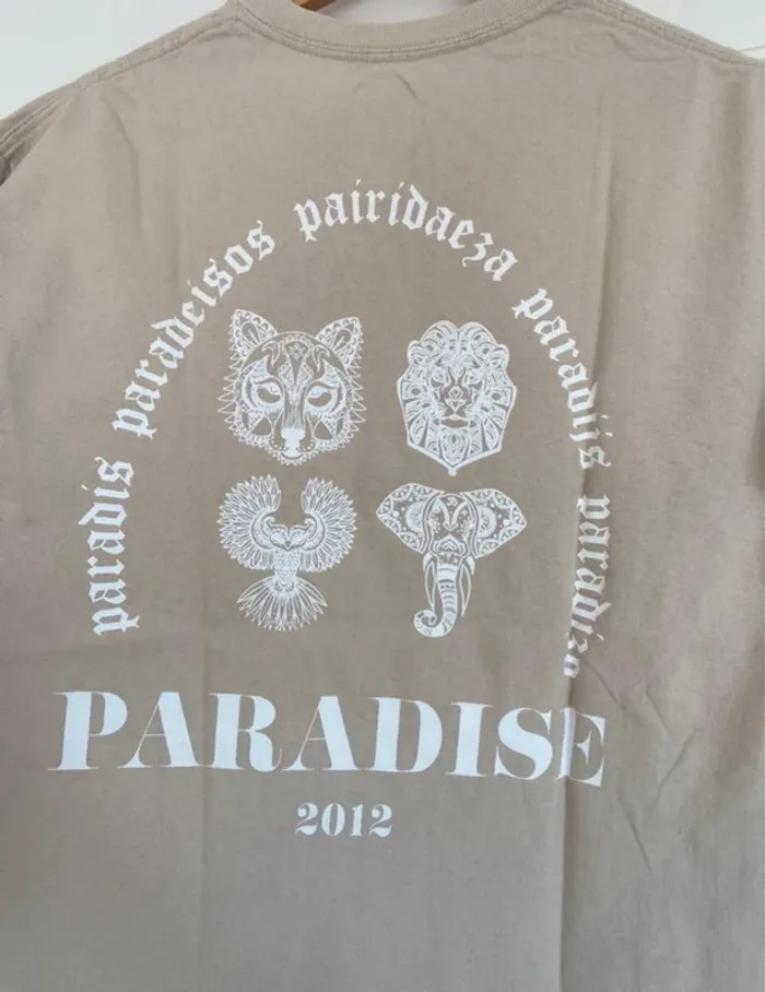 T-shirt beige MissyEmpire - photo numéro 3