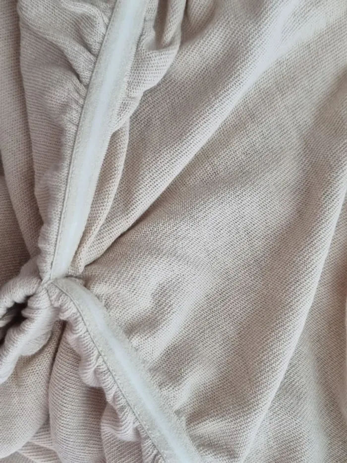 Robe longue bohème Sable 100% coton volant, ouverture dos Free People XS/34 aussi 36 - photo numéro 6