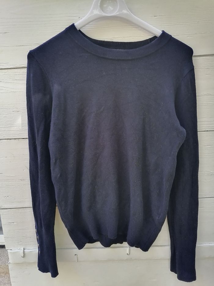 Pull Zach bleu marine taille 36 - photo numéro 2