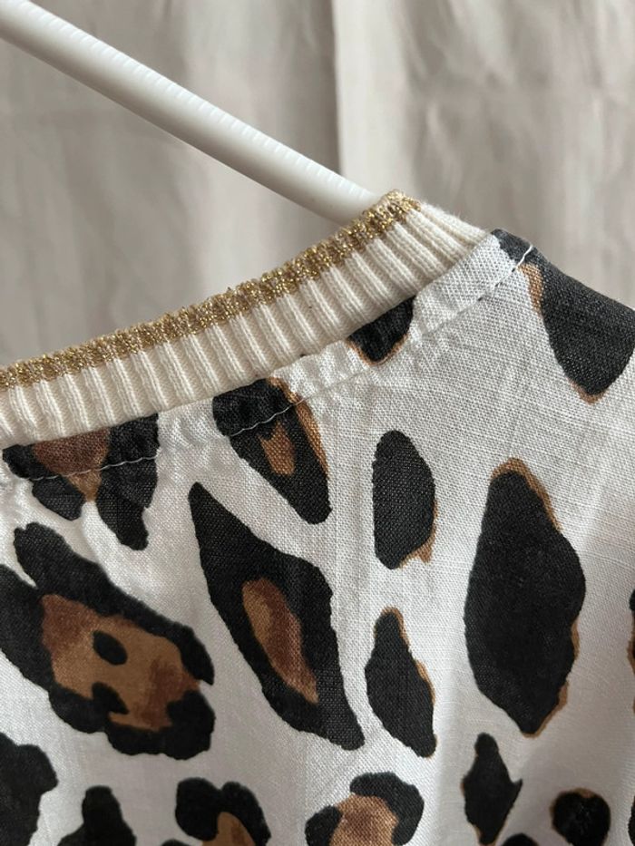 Blouse en lin taille unique - photo numéro 3