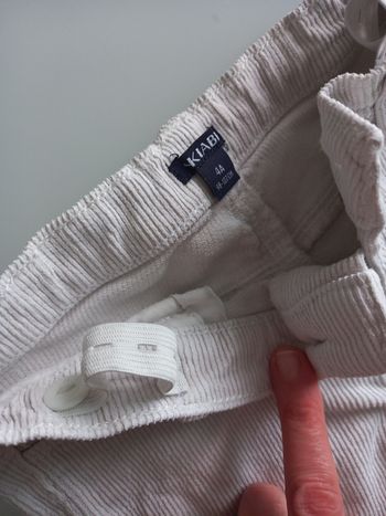 Pantalon velours fille