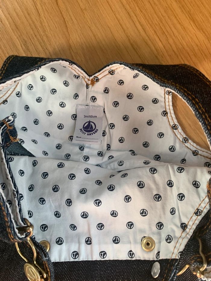 Robe en jeans petit bateau 3 mois - photo numéro 3
