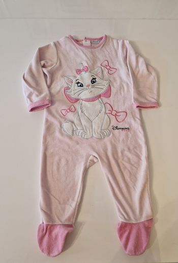 Pyjama  Disneyland Paris  Marie aristochat  taille 12/18 mois.