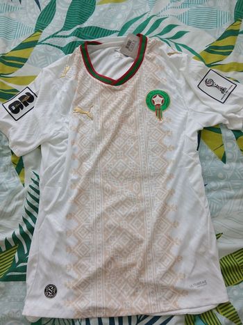 T-shirt équipe du maroc coupe du monde 2026 blanc 