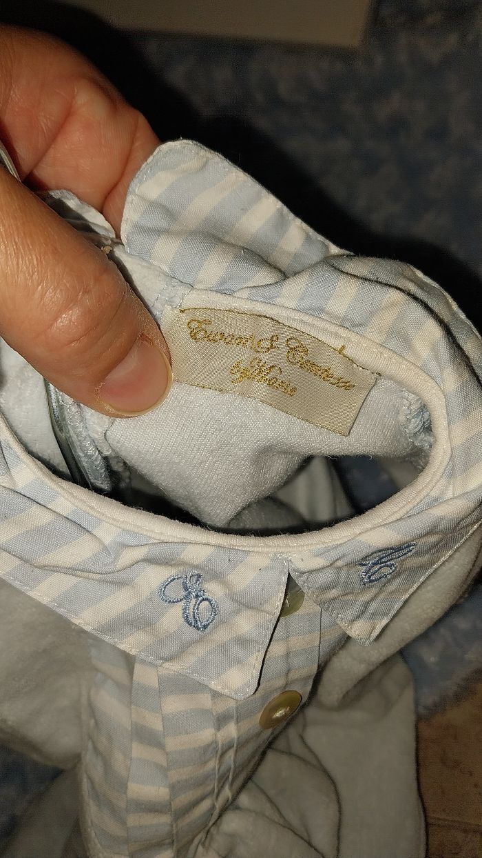 Barboteuse/ combi aison bloomer Ewan's et Comtesse état neuf 12 mois - photo numéro 4