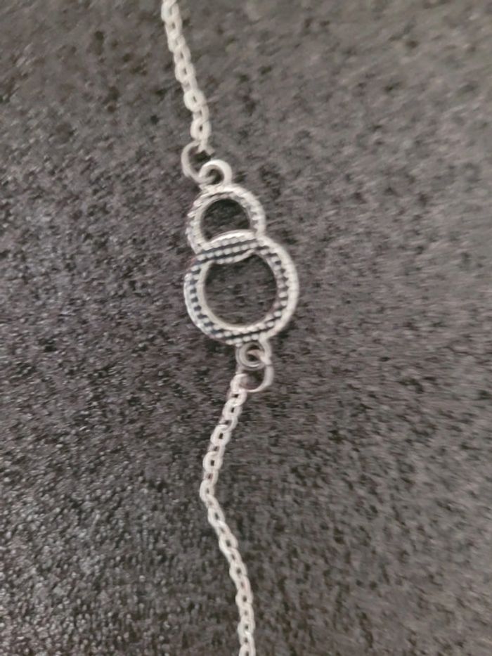 Bracelet en acier inoxydable argenté - photo numéro 2
