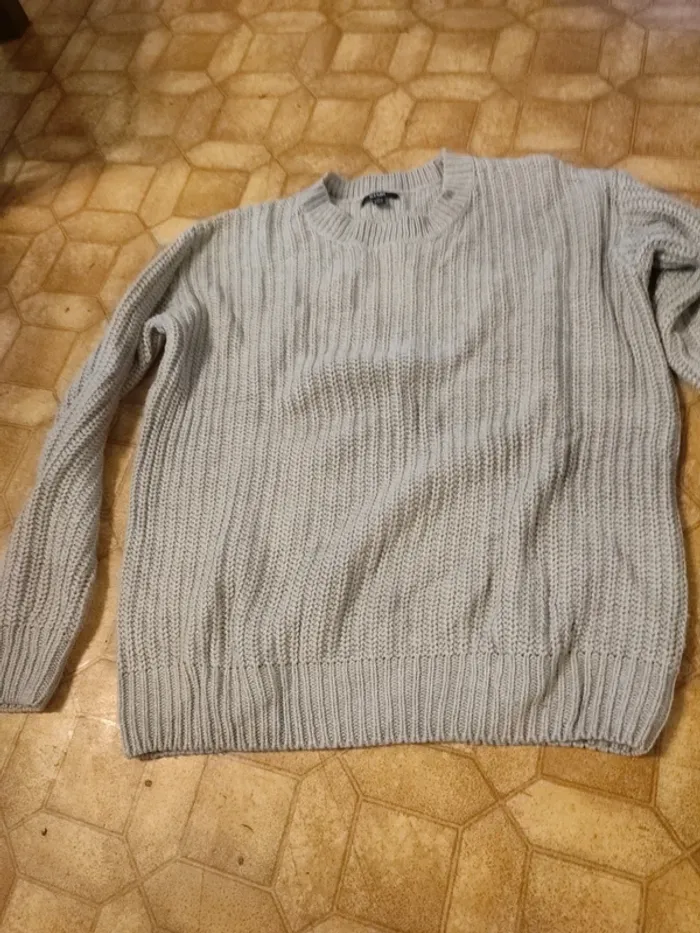 Pull Kiabi s gris