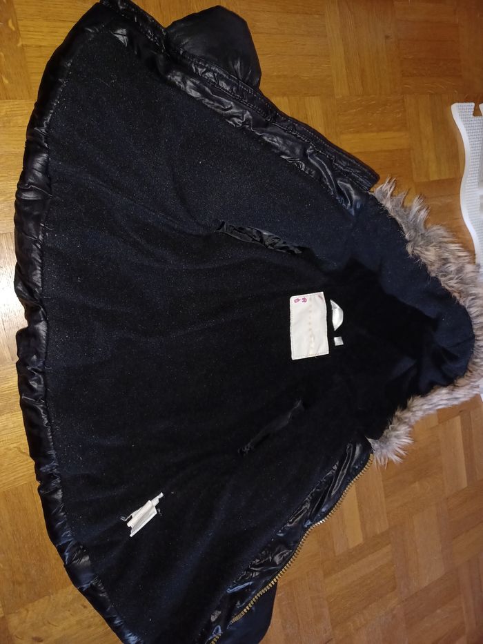 Veste noire fourree polaire - photo numéro 3