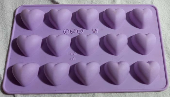 2 moules silicones coeurs - photo numéro 3