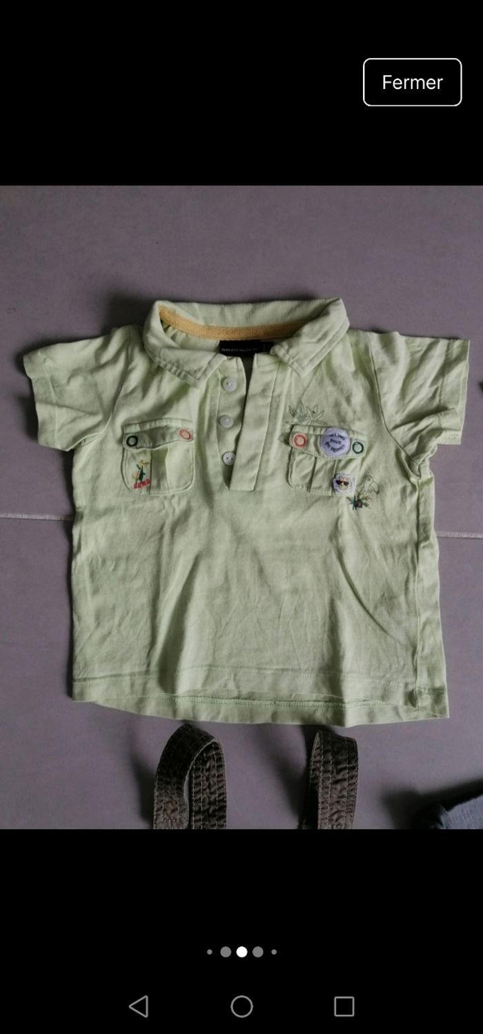 Lot 15 vêtements été garçon 9 mois - photo numéro 5