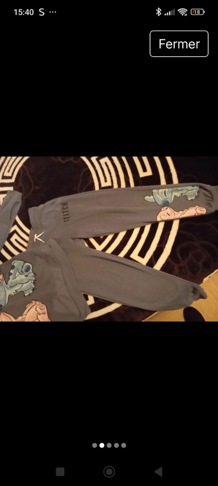 Ensemble Stitch fille 10 ans - photo numéro 2