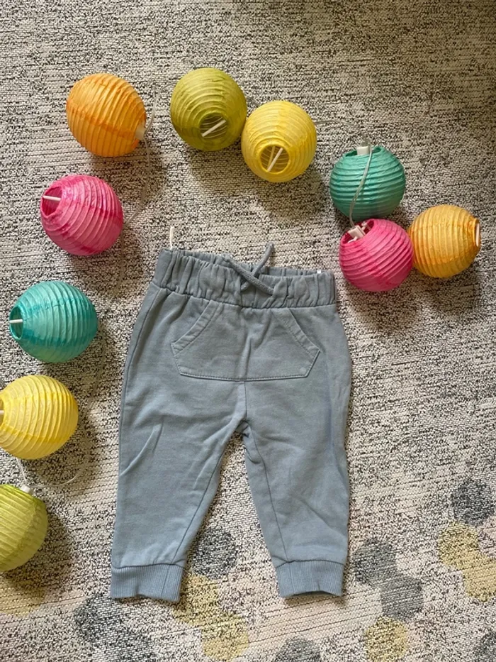 Jogging gris bleu perle