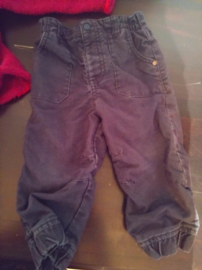 Ensemble bébé hiver pantalon gilet t 18 mois - photo numéro 3