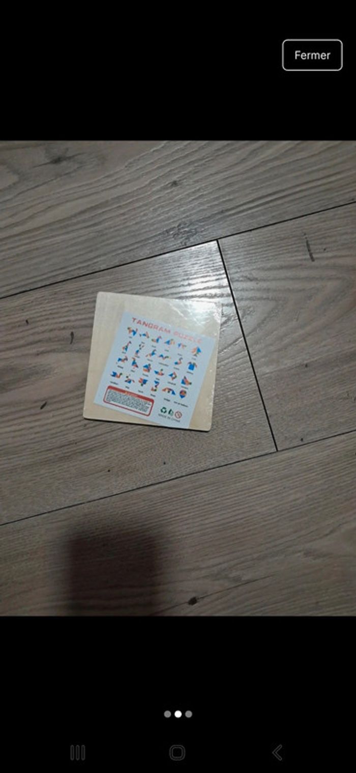 Petit tamgram en bois - photo numéro 2