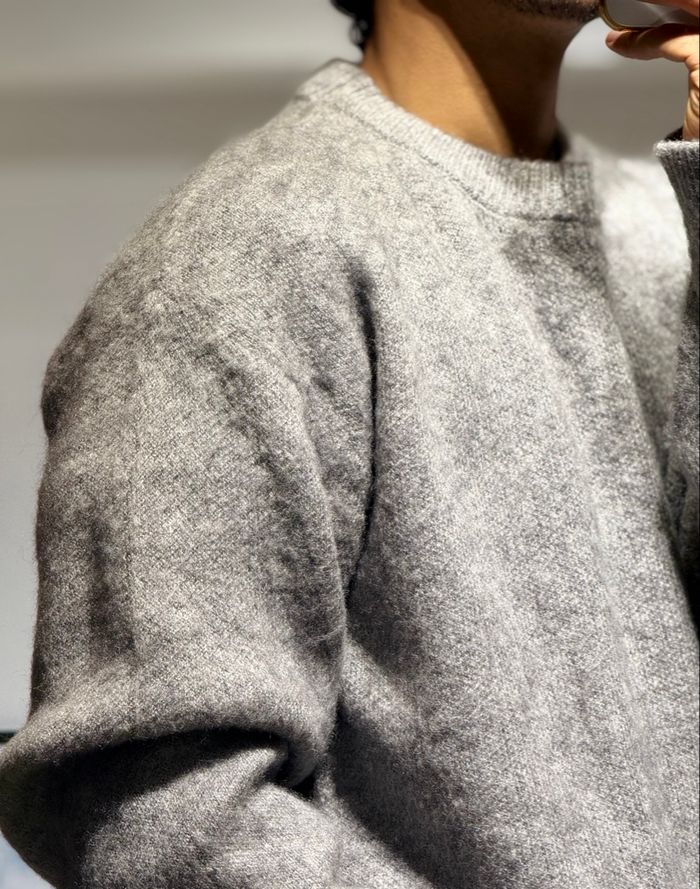 Pull homme oversize gris - photo numéro 3