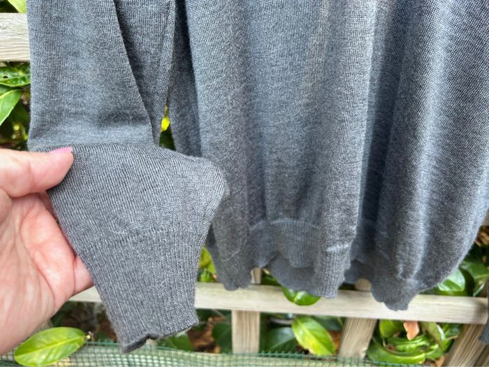 Pull laine gris - photo numéro 3