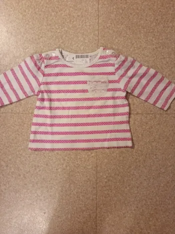 T-shirt manches longues 3 mois