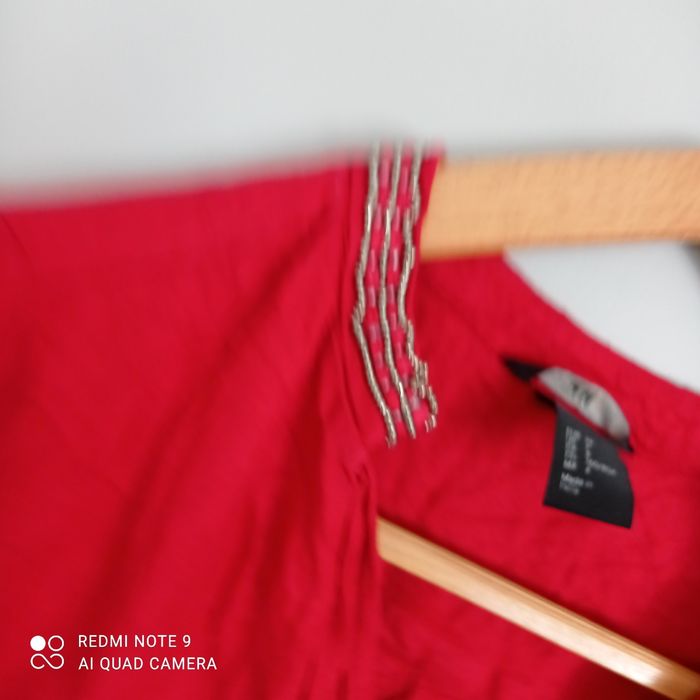 Robe tunique rouge t34 - photo numéro 2