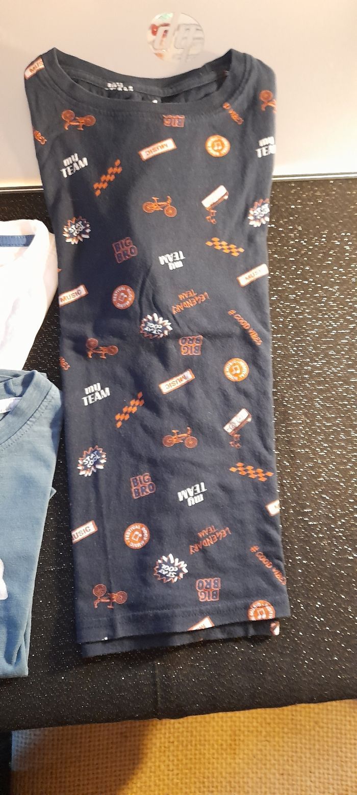 T-shirt garcon 8 ans lot de 7 pieces - photo numéro 2