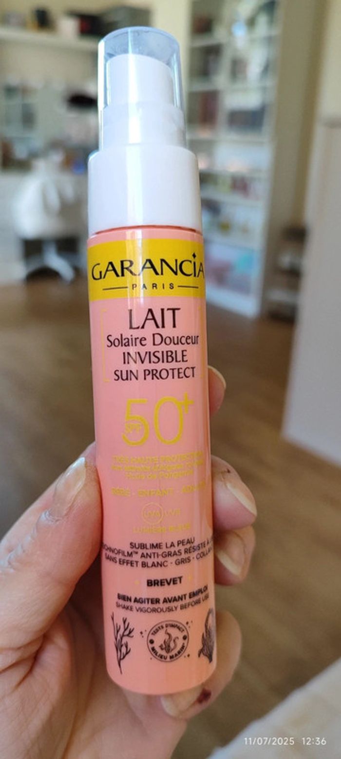 Garancia Lait Solaire douceur invisible Sun protect 50+ 50 ml - photo numéro 2