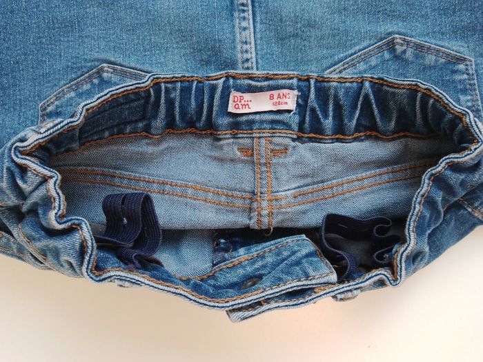 Jupe en jean fille 8 ans DPAM - photo numéro 5