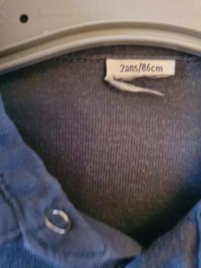 Chemise en moleton petit bateau 2 ans - photo numéro 3