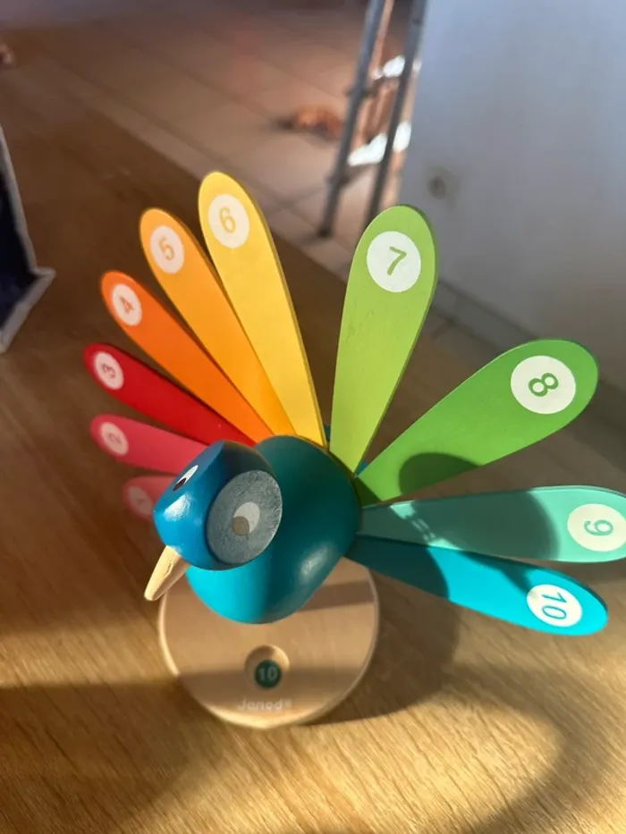 Paon “J’apprends à compter” Janod Très bon état - photo numéro 2