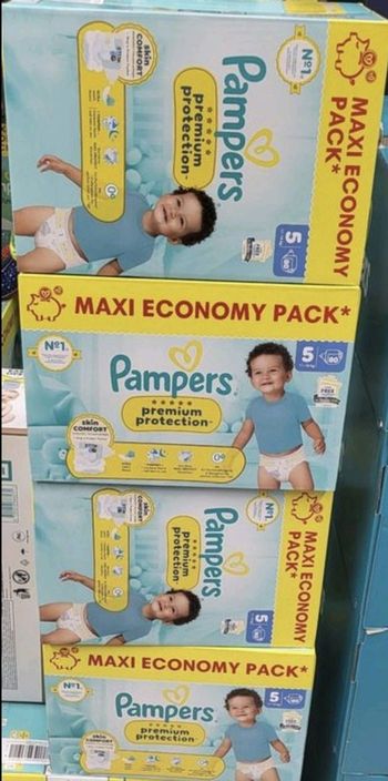 Couches pampers premium protection T5
