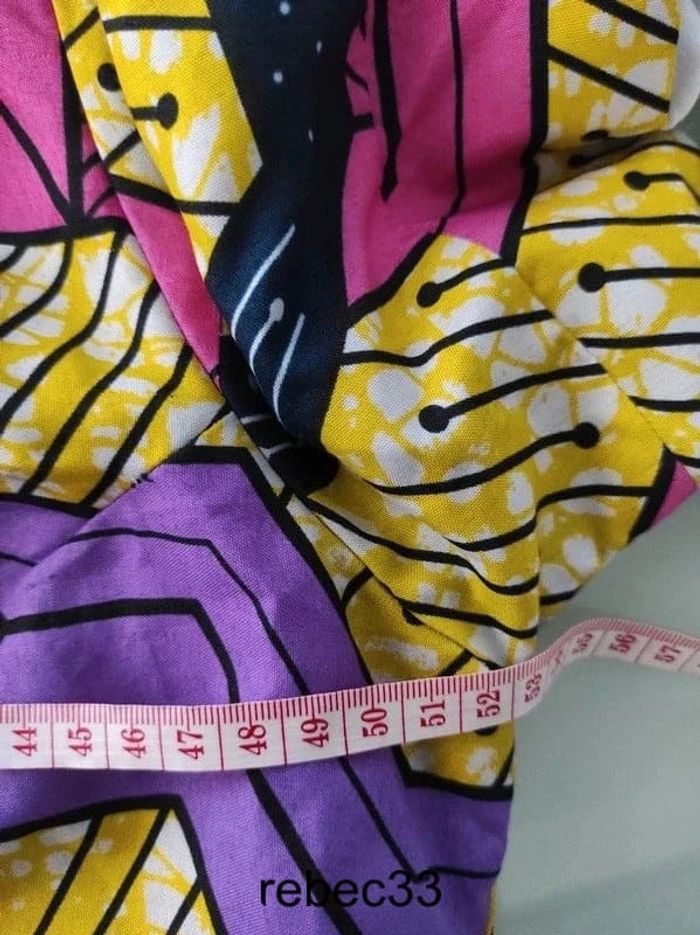 Robe wax avec col  fait main - photo numéro 5
