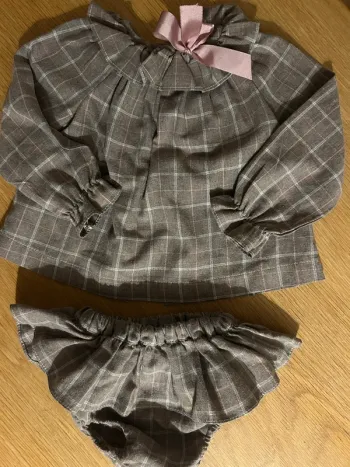 Ensemble blouse + bloomer 2 ans