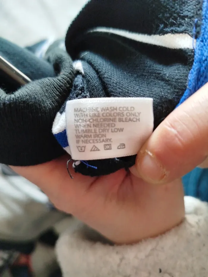 Polo US Polo Assn noir rayures blanches et bleues taille XXL - photo numéro 6