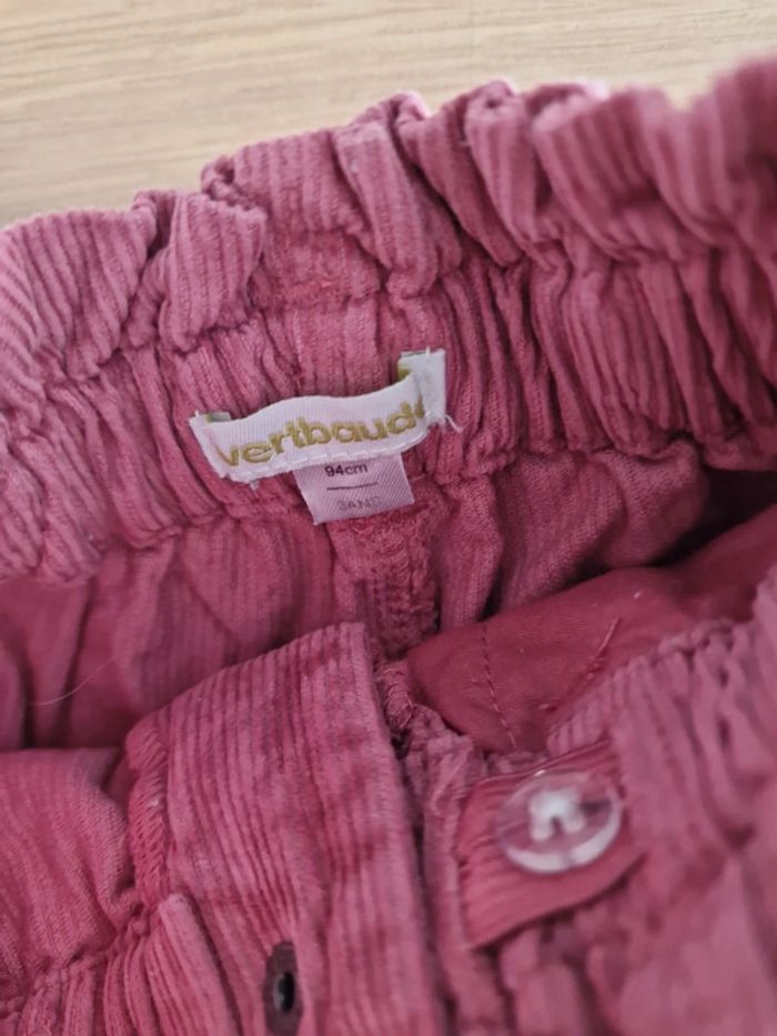 Short hiver velour vertbaudet - photo numéro 2