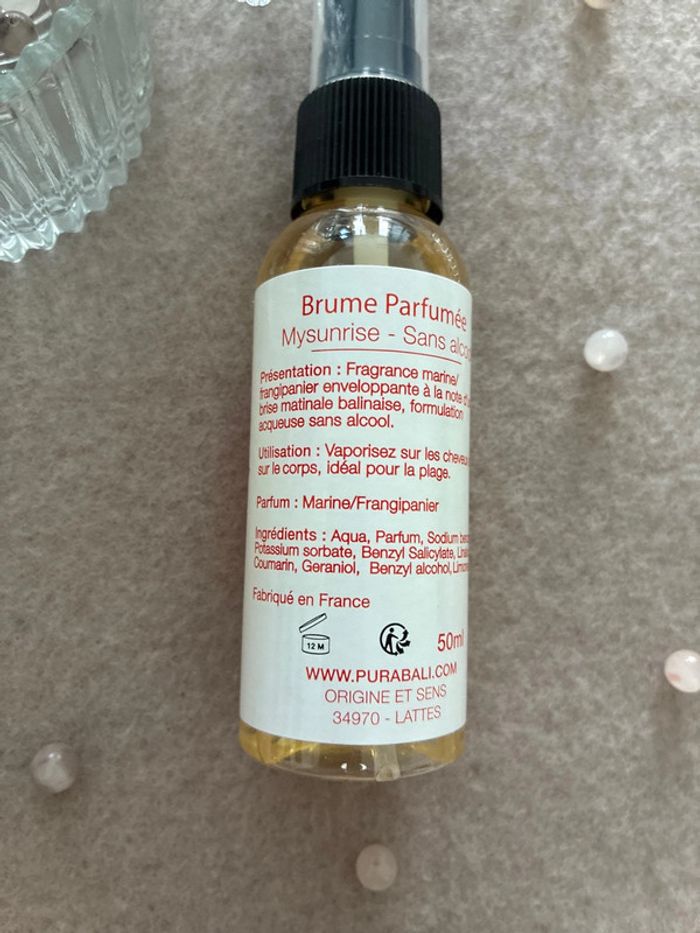 Brume parfumée MySunrise Purabali - photo numéro 3