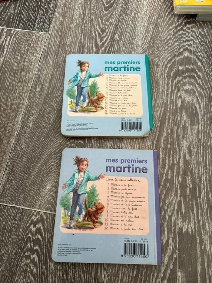 Lot de 2 petits livres Martine - photo numéro 2
