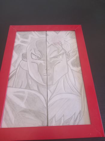 Dessin manga format A4 vendu sans le cadre