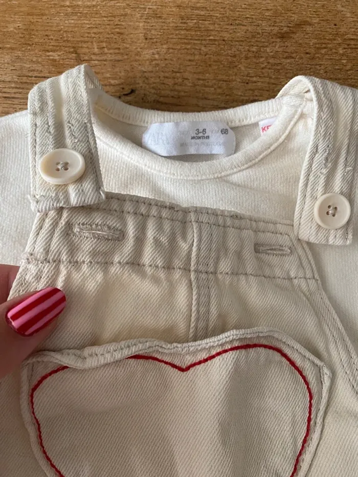 Ensemble salopette et pull Zara - photo numéro 3