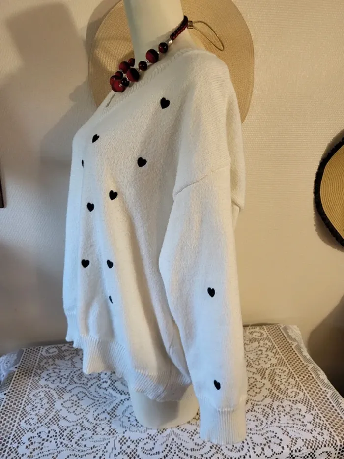 Pull cœur - photo numéro 3